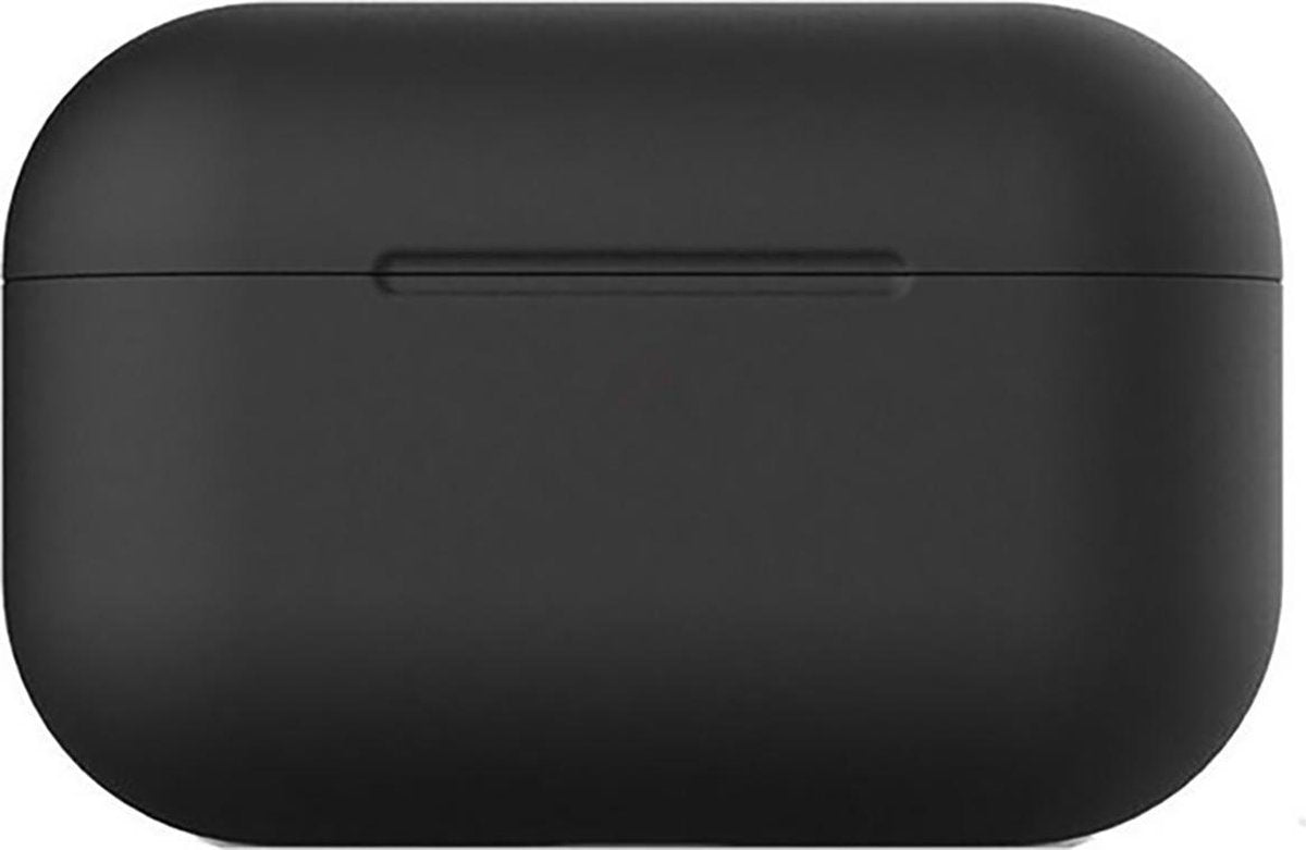 Airpods Pro Hoesje Siliconen Case - Zwart - Airpod hoesje geschikt voor Apple AirPods Pro