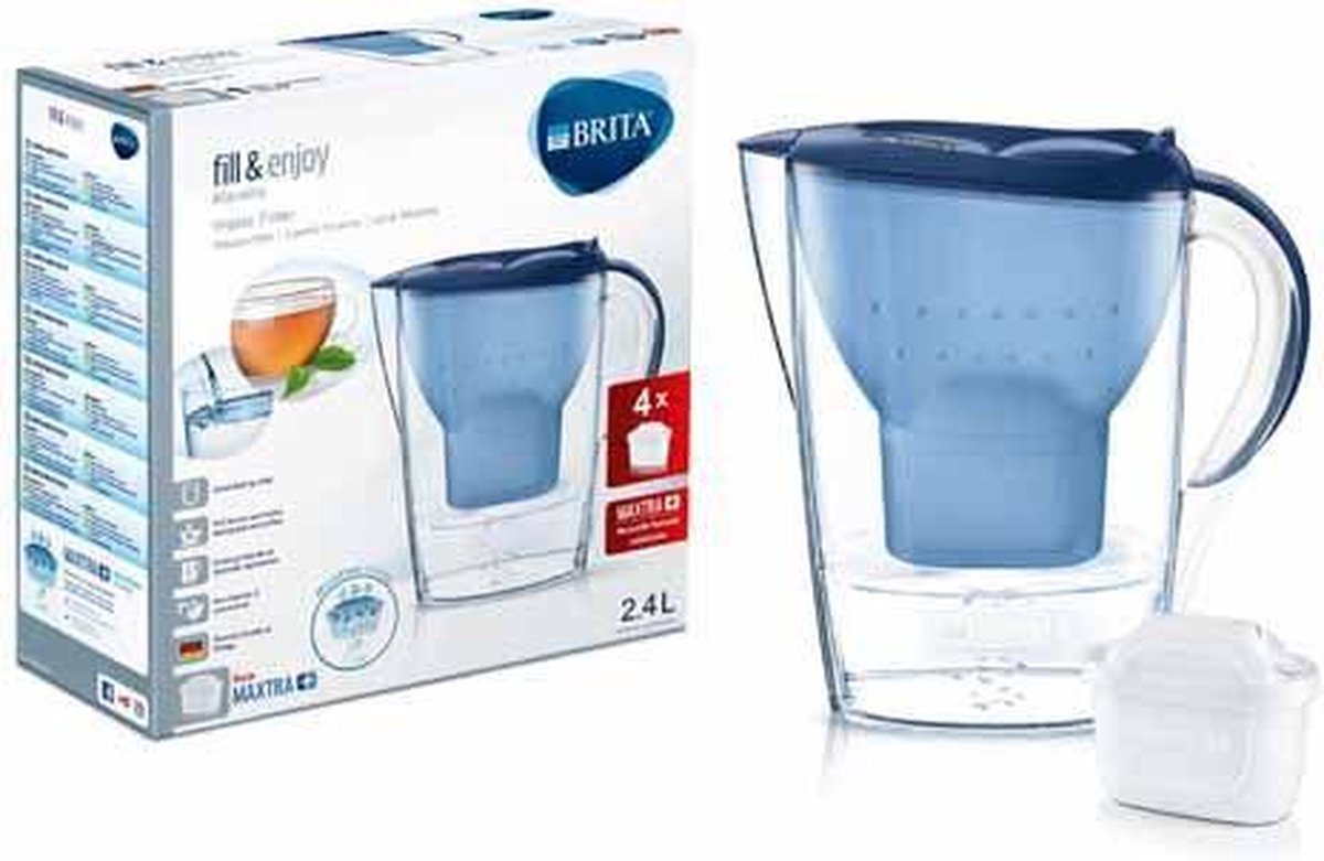 BRITA Waterfilterkan - Fill & Enjoy - Marella Cool Blue incl. 4MAXTRA+