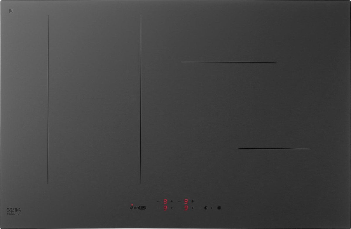 ETNA KIF680DS - inductie kookplaat - Matzwart - 80cm