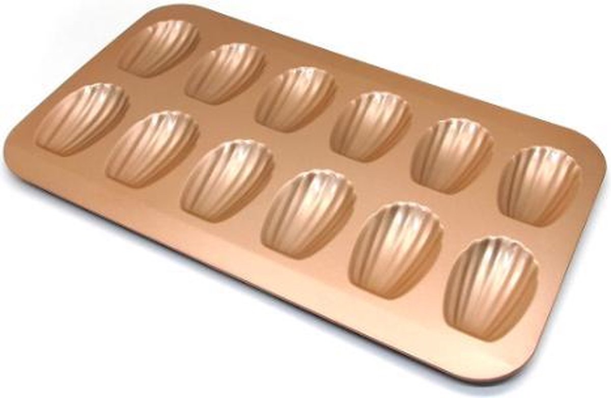 Madeleine Bakvorm Metaal Professionele Vorm - Schelp Cakes - 12 Cakes - RVS - Originele Franse Grote - Lobster Family