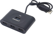 Earldom 4 poorts USB Hub met LED indicator. 4 apparaten tegelijk aansluiten.