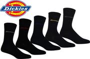 DICKIES SOKKEN - DICKIES Classical sokken - 39/42 - zwart - 5 paar