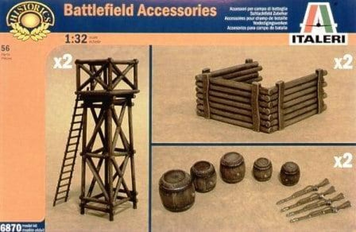 Italeri - Battlefield Accessories 1:32 - ITA6870S - modelbouwsets