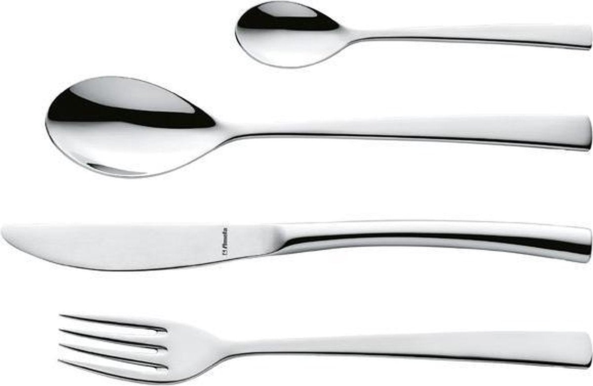 Amefa Aurora - Bestekset - RVS - (Set van 24)  en Yourkitchen E-kookboek Heerlijke Smulrecepten