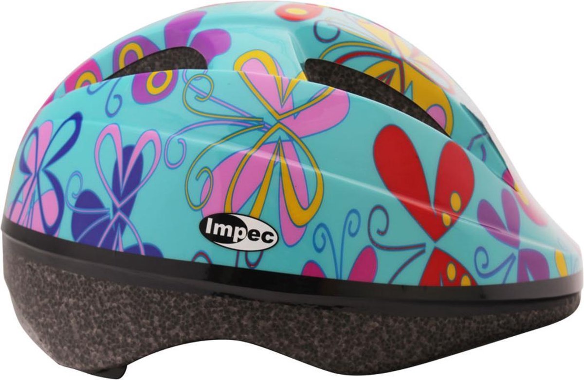 Fietshelm Impec Kind Bloem Blauw