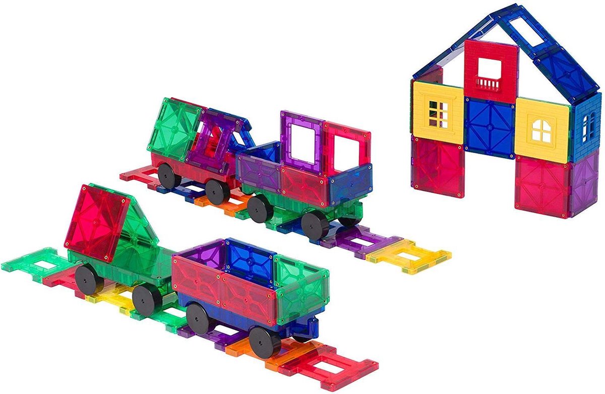 Playmags 3D Magnetische Tegels Accesory Set - 50 Delige