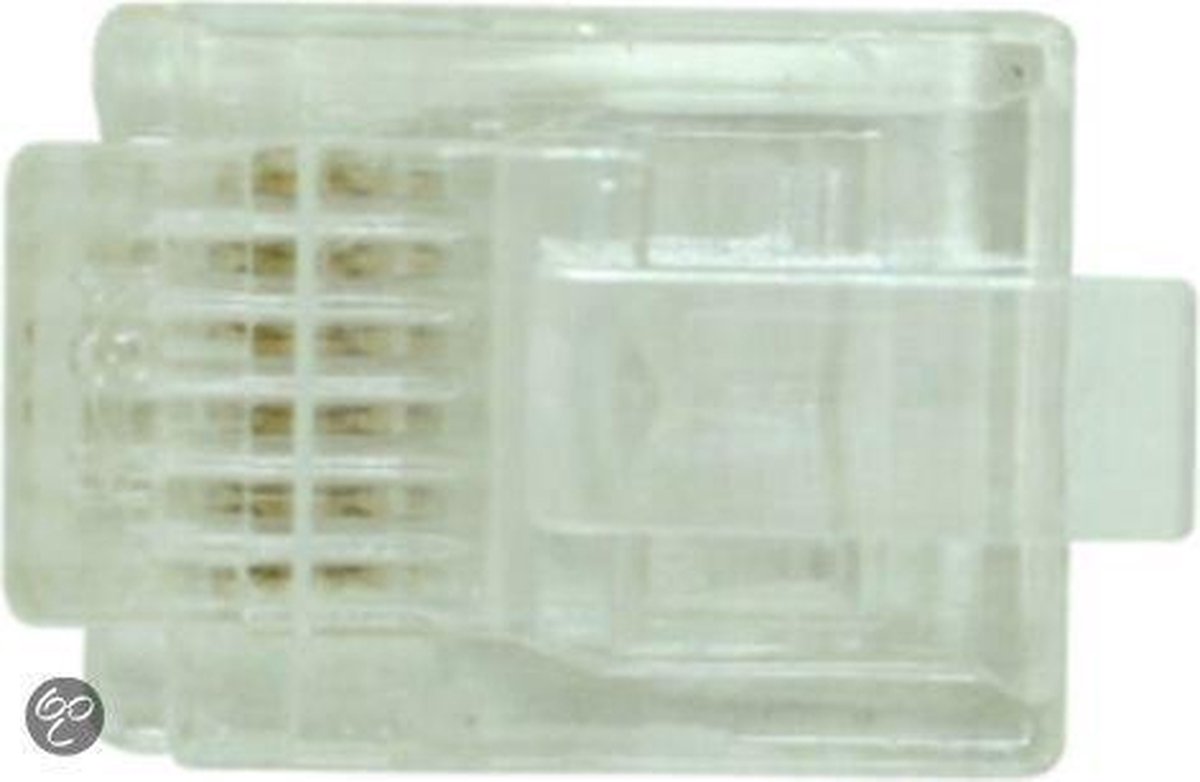 Skandia RJ12/6 Modulairestekers - 10 st