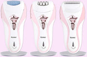 Kemei KM 5201 - Lady Shaver - Epilator - Eelt Verwijderaar - Waterdicht - Oplaadbaar - 4 in 1