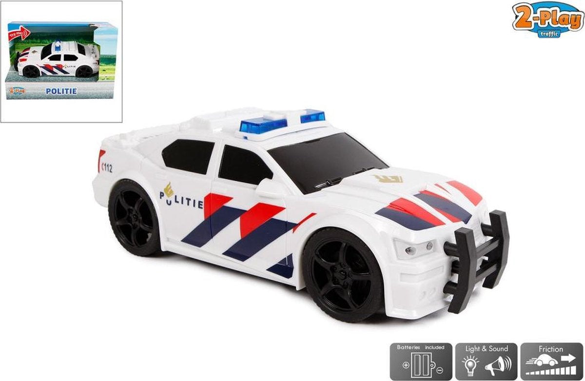 2-Play Traffic Politieauto met Licht en Geluid