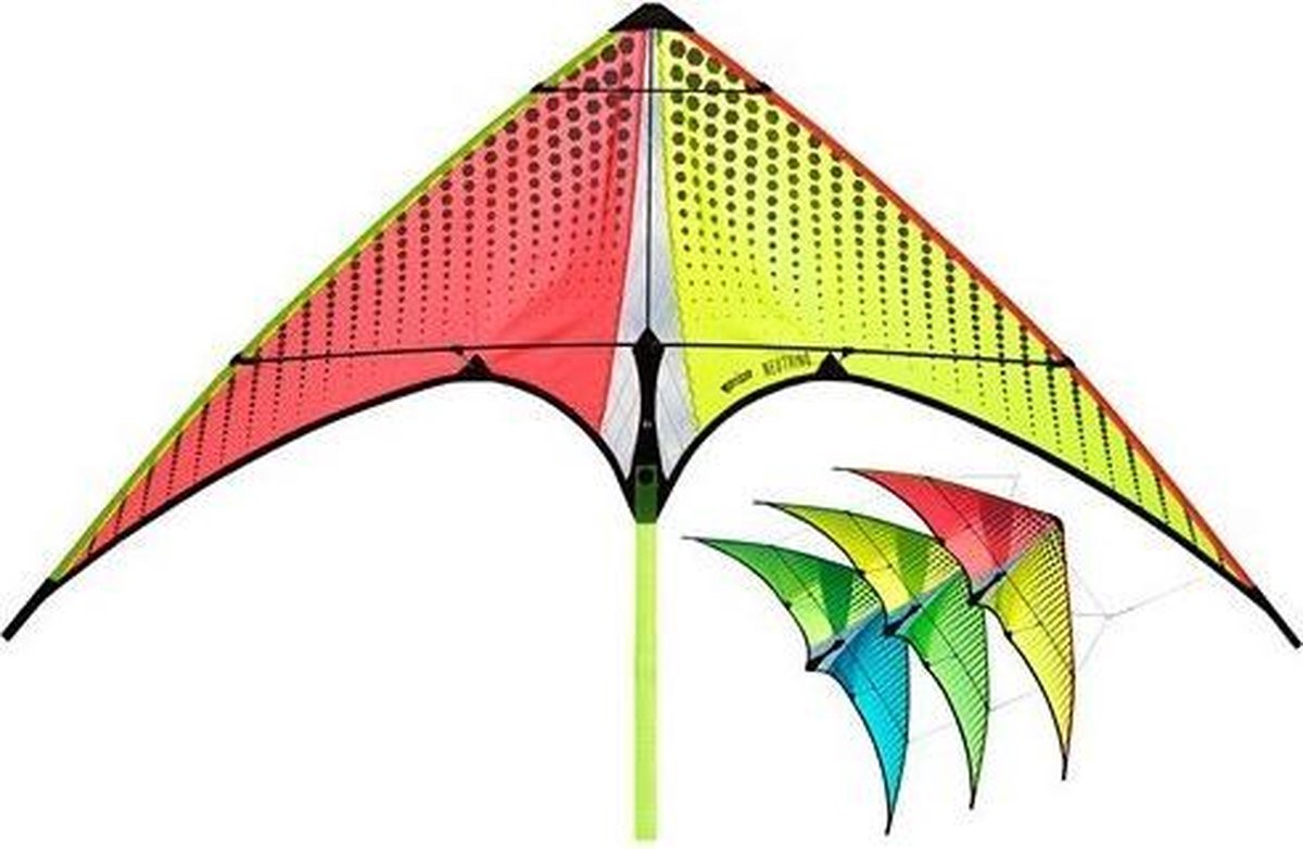Prism kites Prism Neutrino Stacker Mimosa - Stunt Kites - Gemiddeld