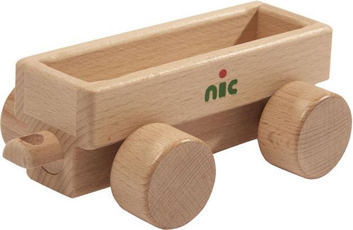 Nic Aanhanger Zonder Voertuig 16 Cm Blank Hout