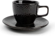 S&P - MIELO - Black - Kop-en-schotel - 10 cl - Set van 4