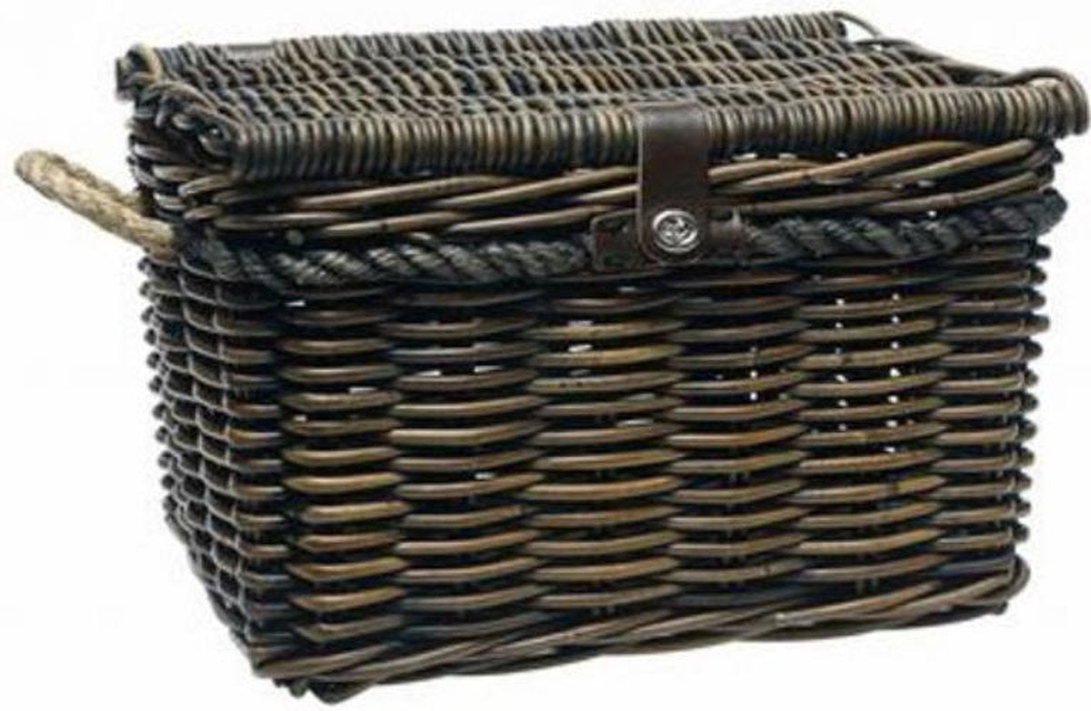 rotan fietsmand basil dorset large 37 x 48 x 27 cm - nature grey