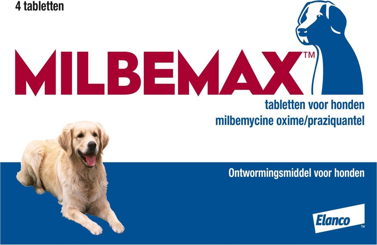 Elanco Milbemax Ontwormingsmiddel - Hond - 2x2 tabletten