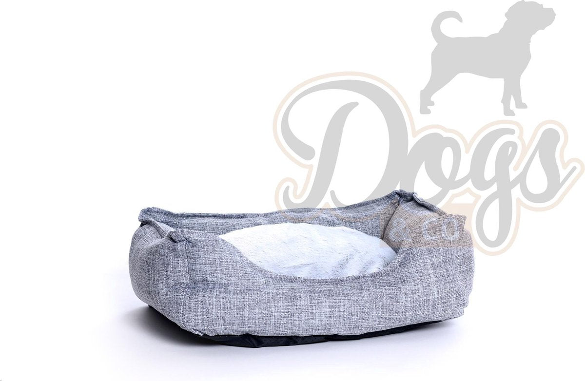 Dogs&Co Hondenmand Linnen Grijs Maat XS - 47x37cm
