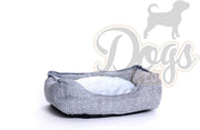 Dogs&Co Hondenmand Linnen Grijs Maat XS - 47x37cm