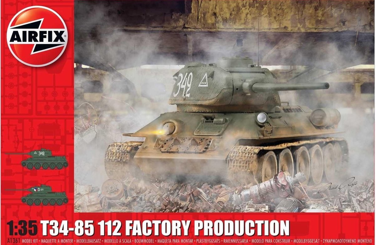 Airfix - T34/85 Ii2 Factory Production (9/19) *