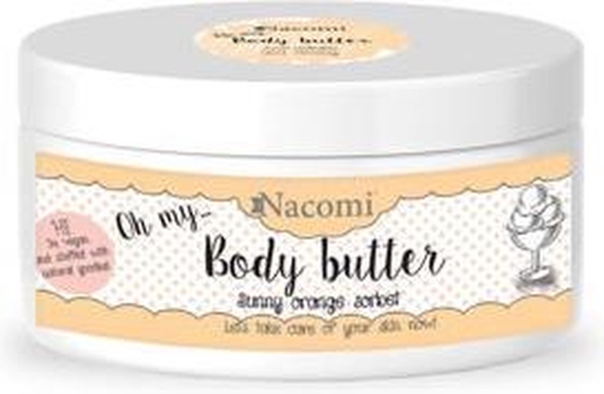 Nacomi Body Butter - Sunny Orange Sorbet 100ml.