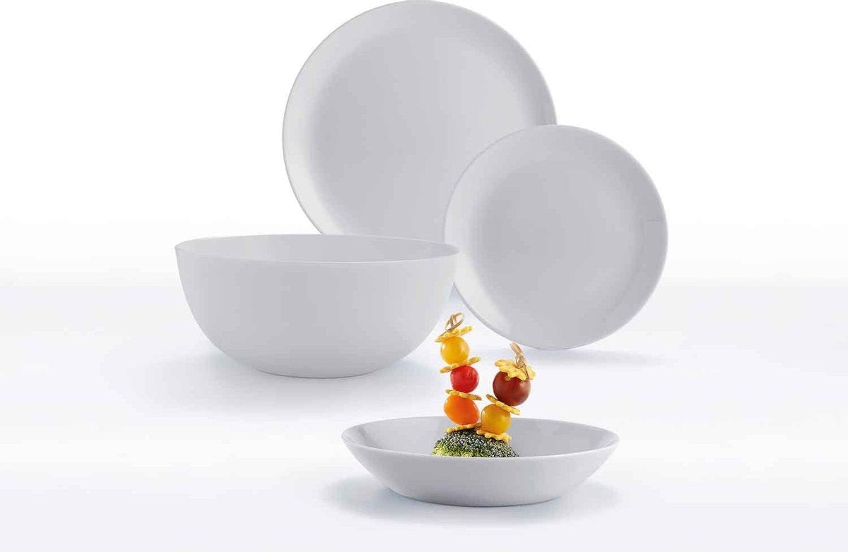 Diwali Granit Luxe Serviesset - 19 delig - Vaatwasserbestendig