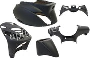 PLAATSET ZIP SP PASSEND OP PIAGGIO ZIP 5 DELIG MAT ZWART