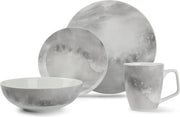 S&P Concrete Stone Serviesset - 6 Persoons - 16 delig - Porselein - Vaatwasserbestendig
