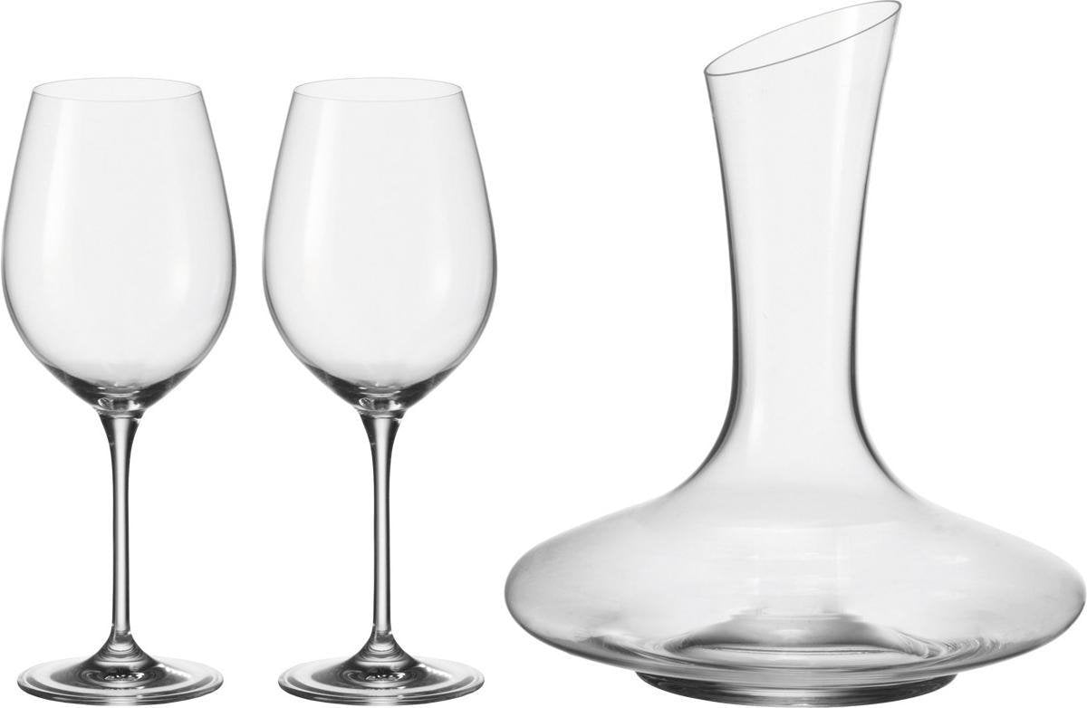 Leonardo Barcelona Decanteerkaraf - Incl. 2 wijnglazen