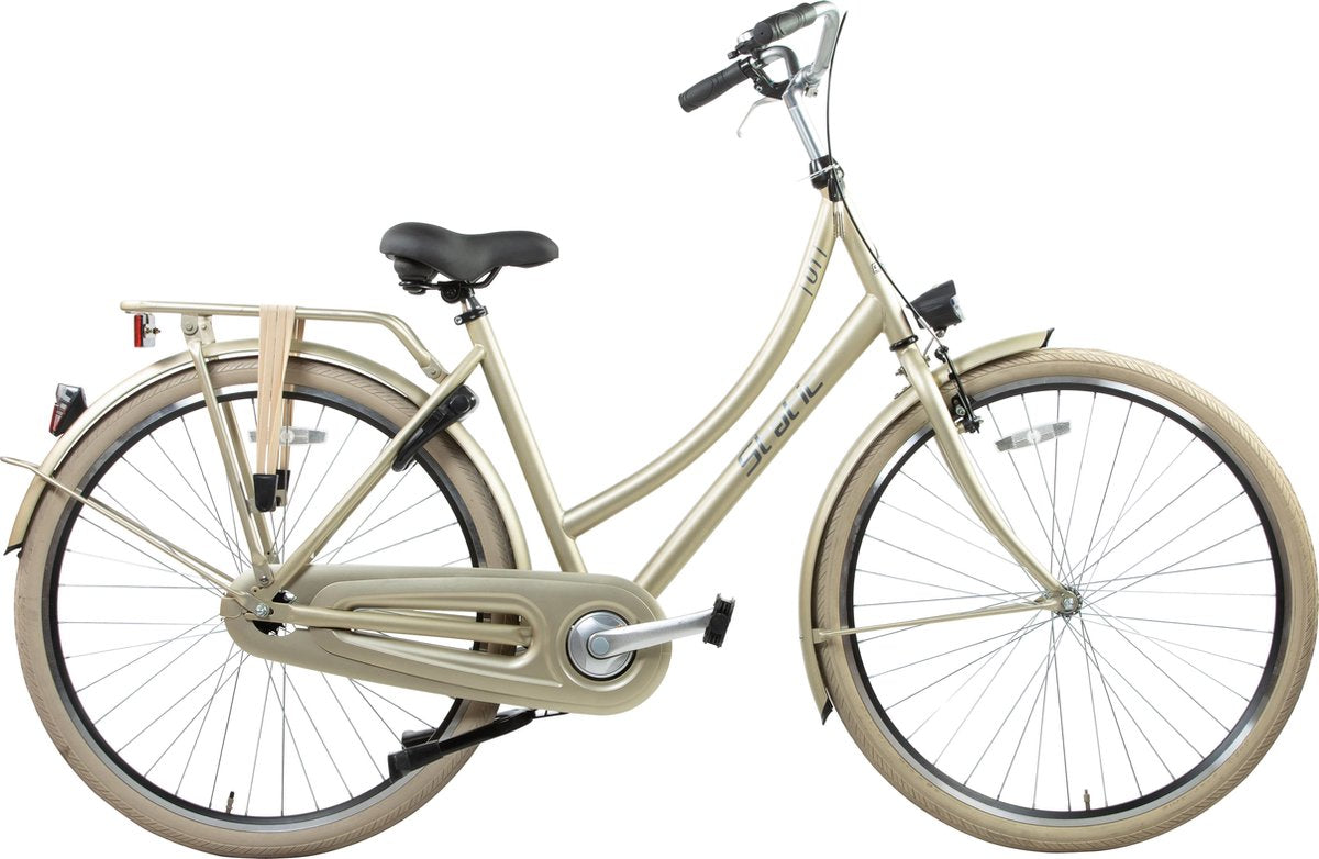 Static Urban 28 inch 57cm Damesfiets 3 versnellingen Goud