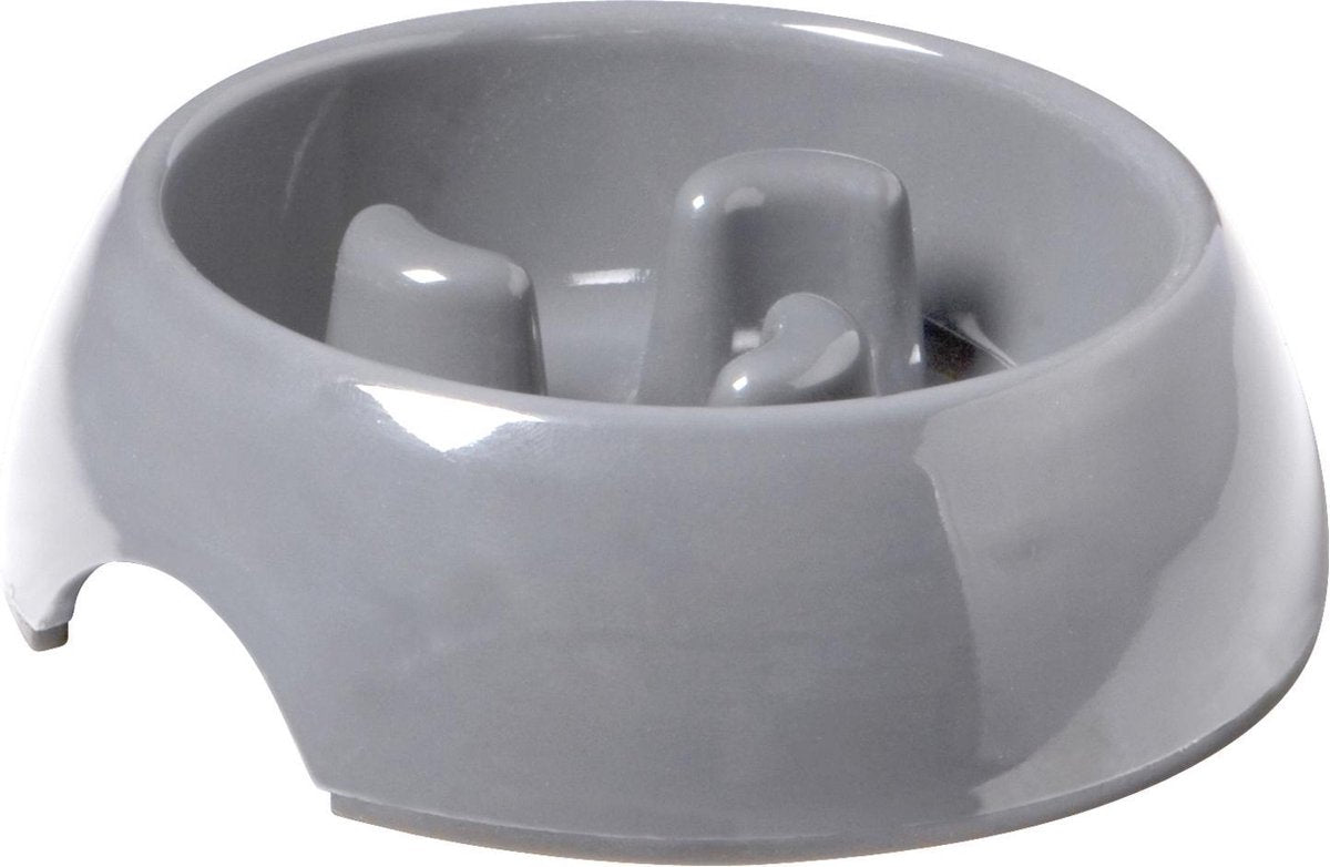 Adori Anti-Schrok Voerbak - Grijs - ø 14 cm - S - 200 ml