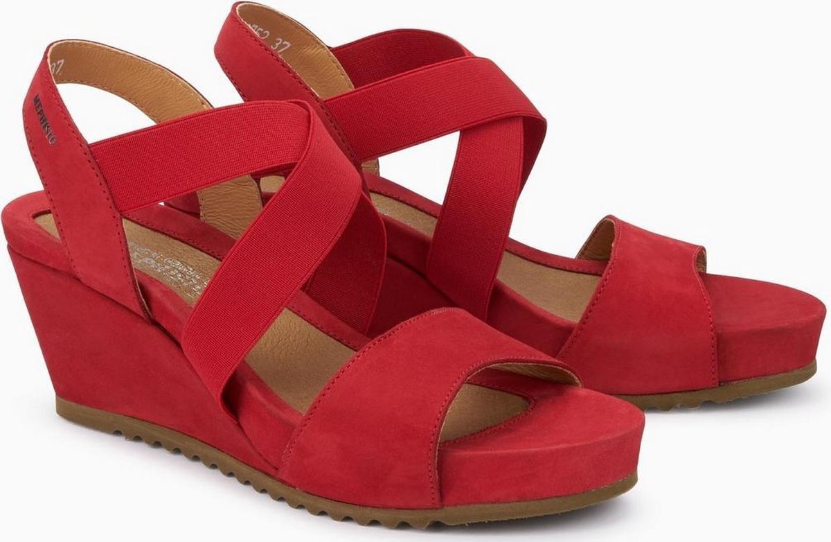 Mephisto GIULIANA Dames Sandaal - Rood - Maat 42