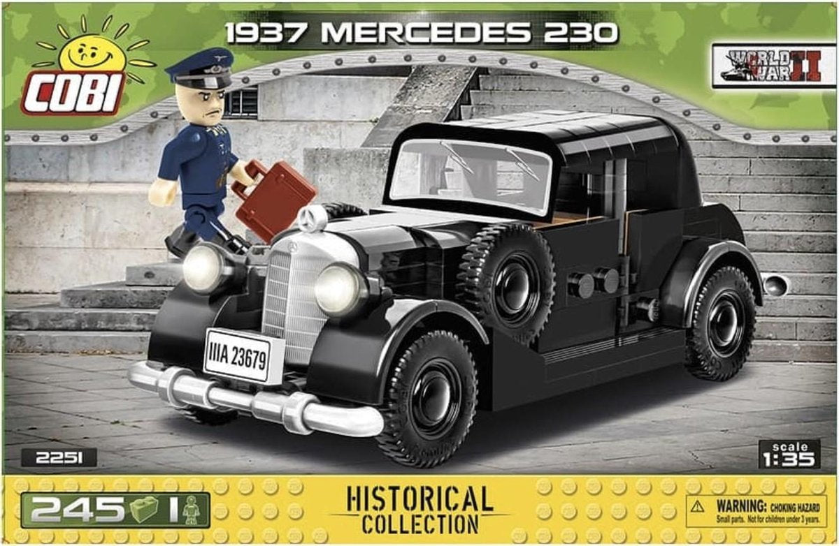 COBI 1937 Mercedes 230 - Constructiespeelgoed - Bouwpakket - Auto