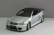 Mercedes-Benz CLK DTM AMG Cabriolet 1:18 Kyosho Zilver 08462S