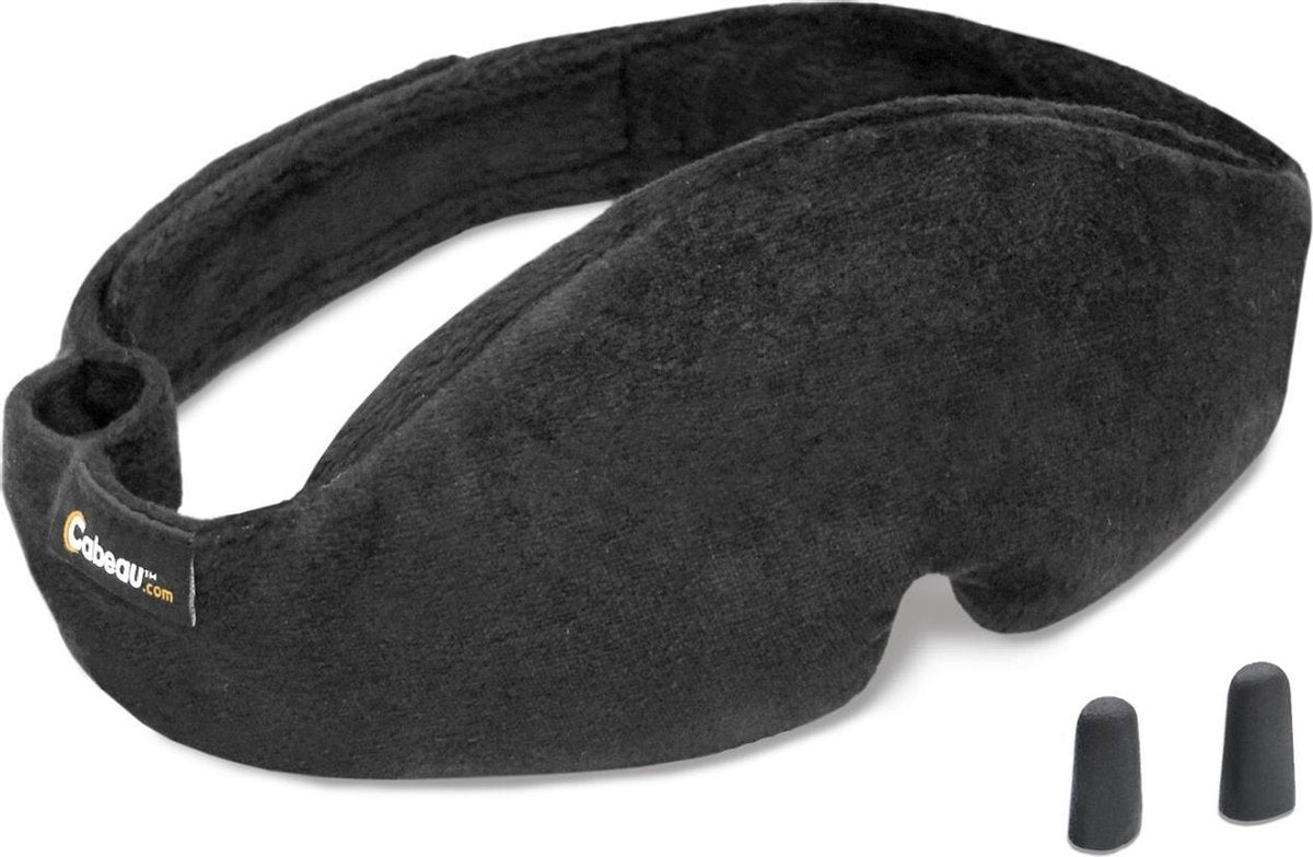 Cabeau Slaapmasker Midnight Magic Inclusief oordopjes - Grijs