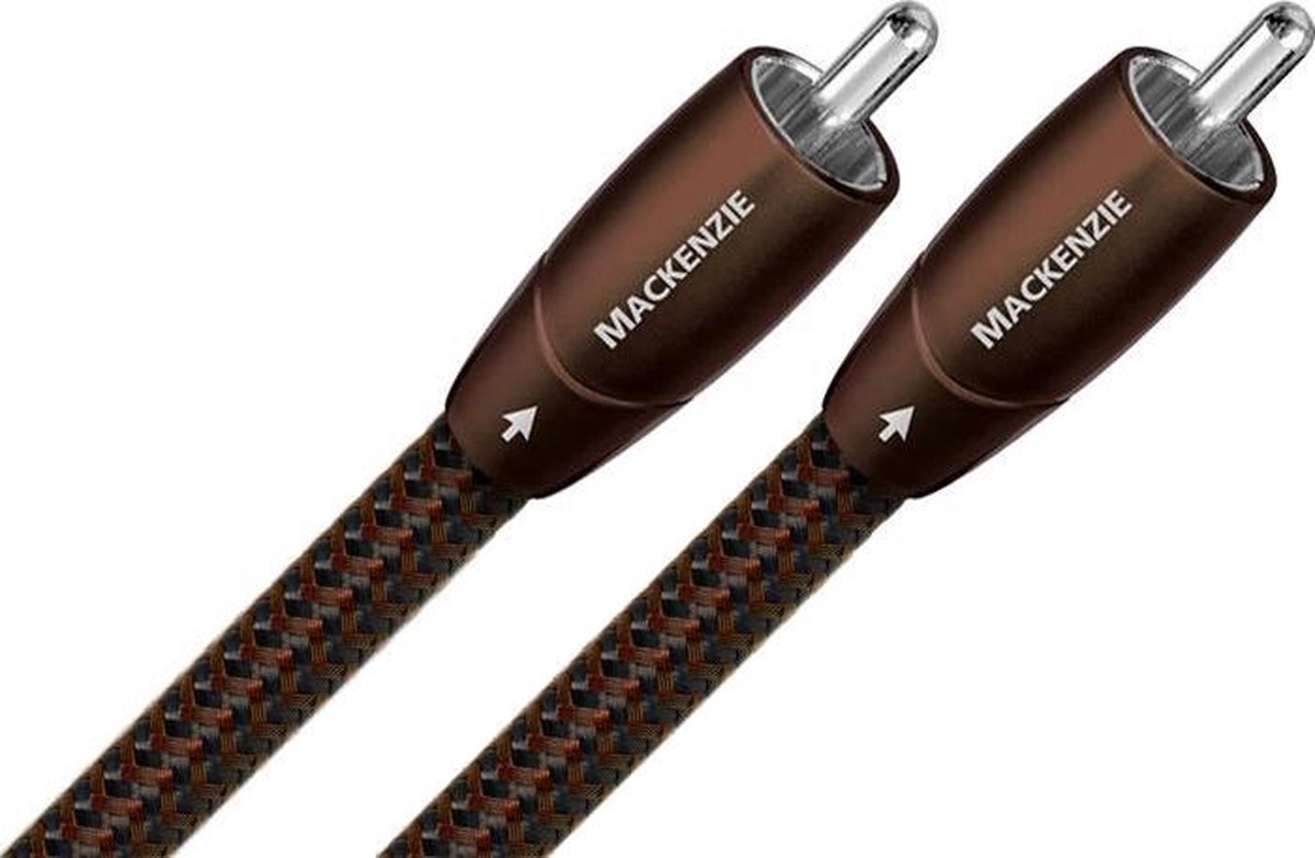 AudioQuest 3m Mackenzie RCA audio kabel Zwart
