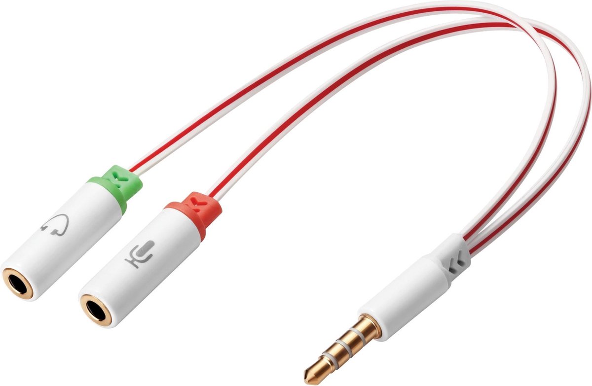 Sandberg Headset converter Dual->Single audio kabel