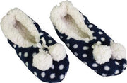 Laag Model Pantoffel Balletjes - Donkerblauw - Maat 31 / 33