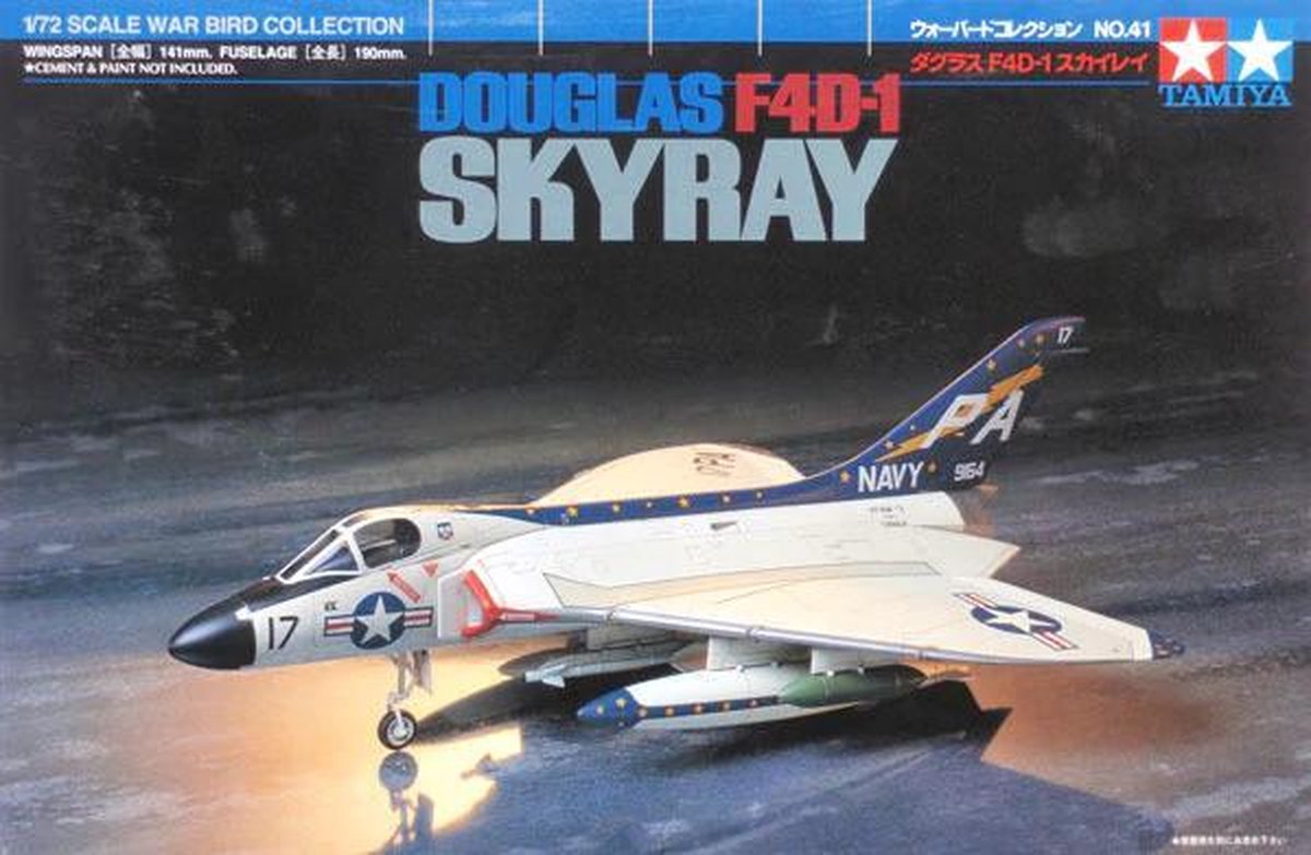 TAMIYA 1:72 Douglas F4D-1 Skyray