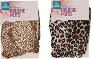 Douchemuts Panterprint - douchemuts tijgerprint - douchmuts luipaardprint - Douche muts Panterprint - shower cap Panterprint dames - wellnes muts - welnes cap