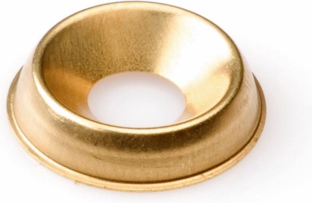 Hoenderdaal Kraalring messing 15mm