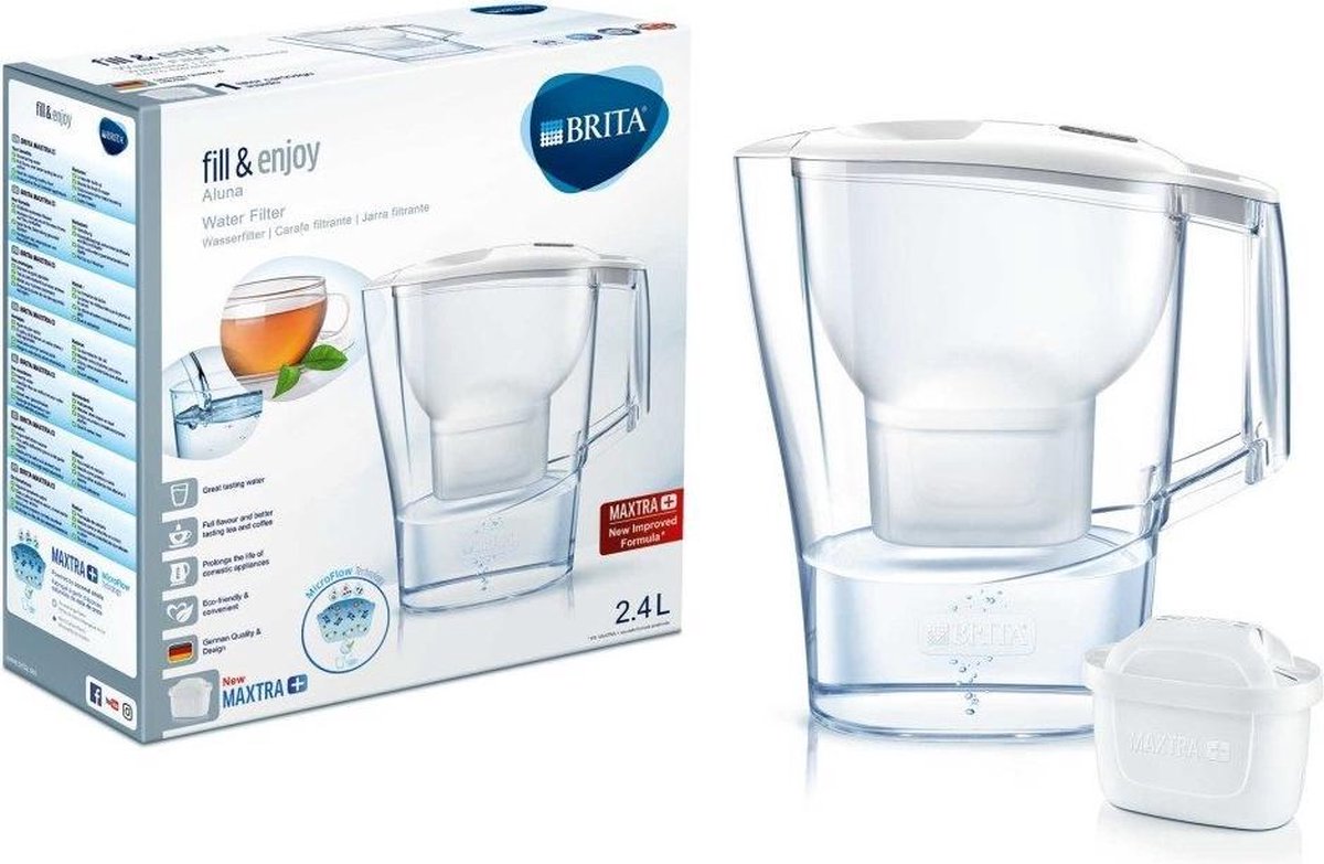 BRITA fill&enjoy Aluna Cool Waterfilterkan - White
