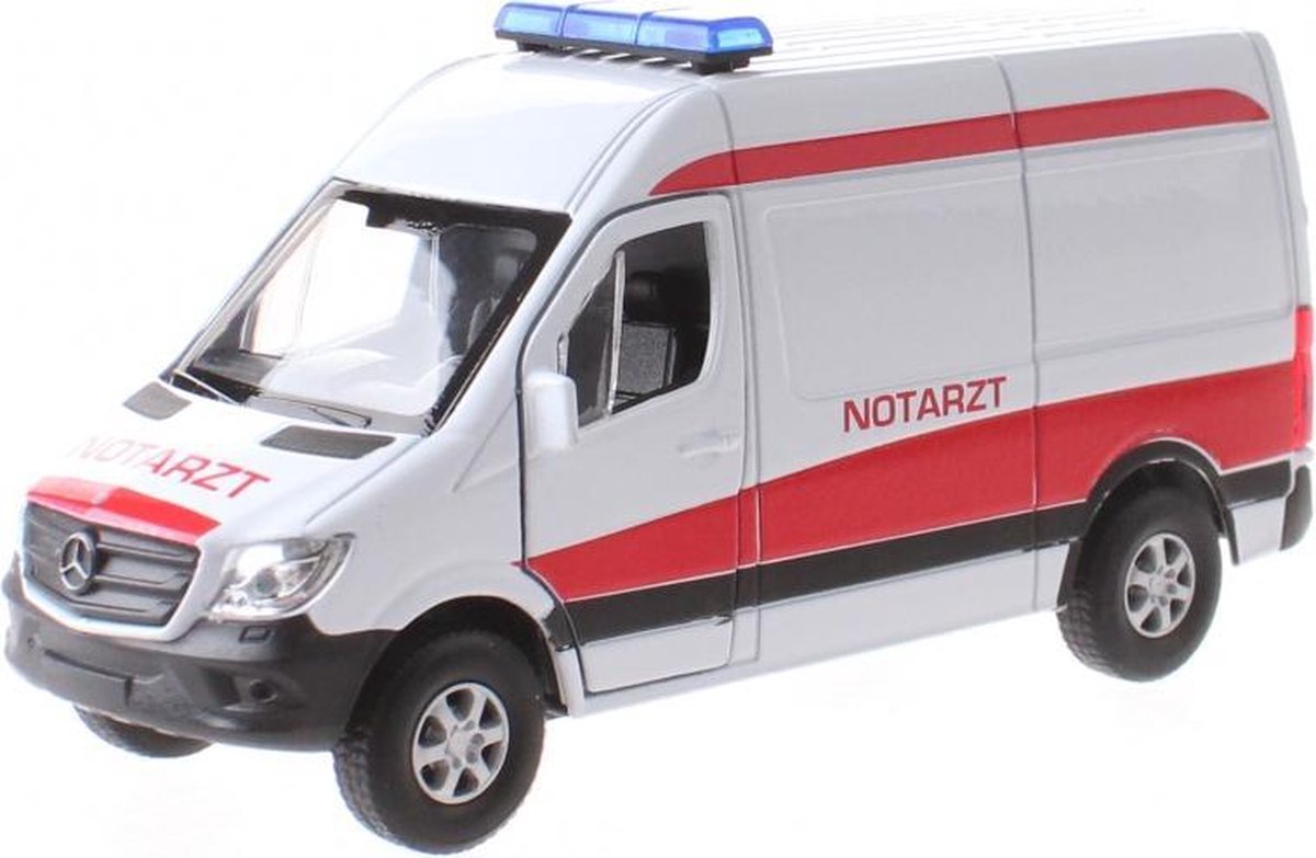 MERCEDES-BENZ SPRINTER Notartz Welly 43730 GR Ambulance