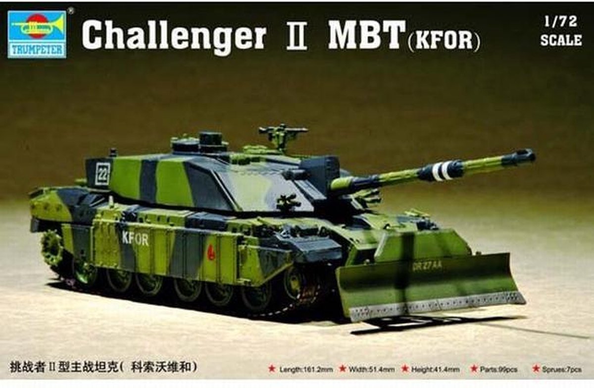 Military Challenger II MBT Kfor