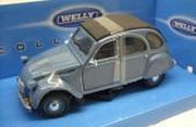 Citroen 2CV Blauw 1/24 Welly