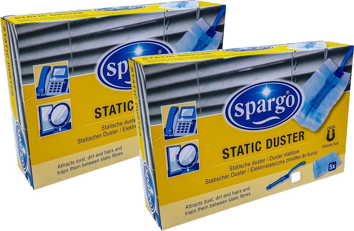 Statische duster - Stof en vuil blijft plakken - Swiffer alternatief - 2 x 5 dusters