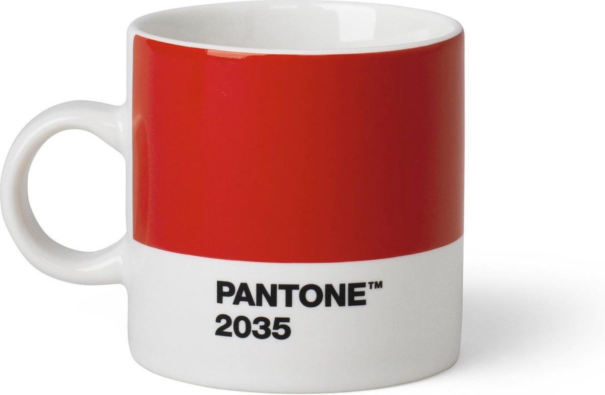 Pantone Espressobeker - Bone China - 120 ml - Red 2035 C