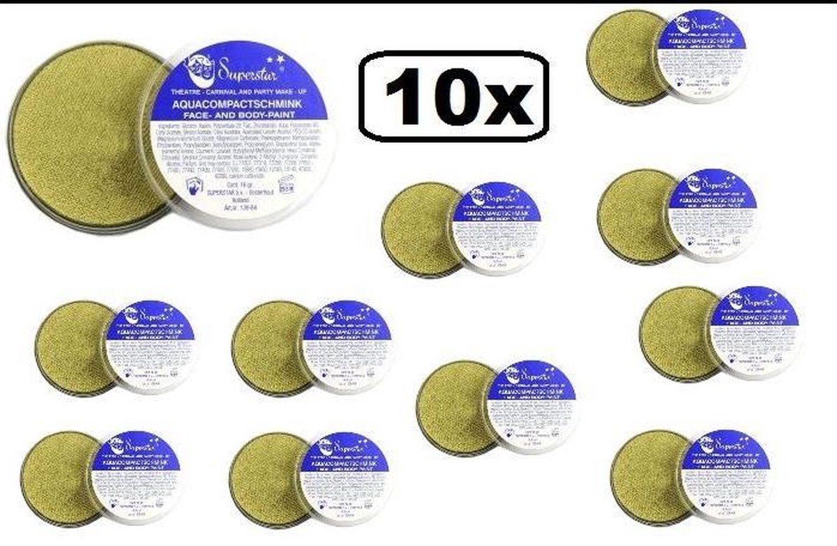 10x Superstar Goud 16 gram  Voordeel verpakking