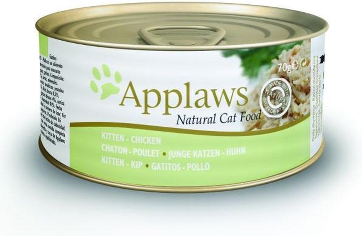 Applaws cat blik kitten chicken 24 x 70 gr