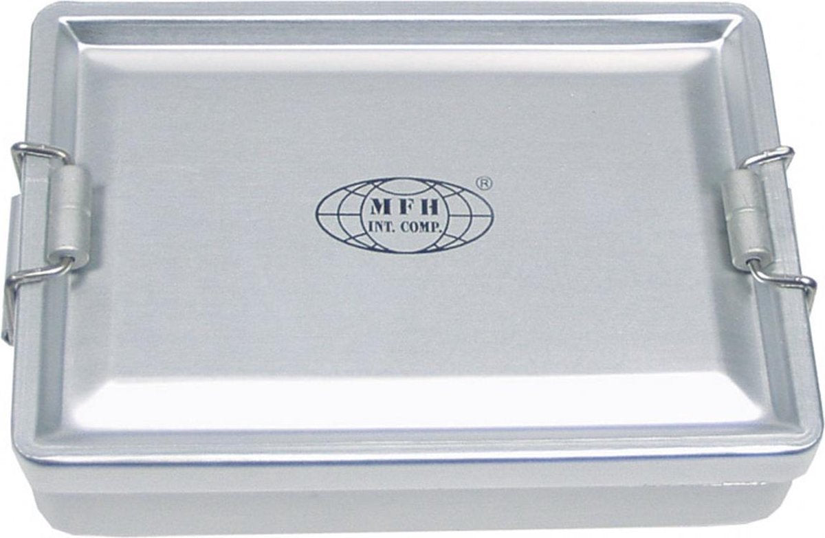 MFH - Opbergbox -  Aluminium  -  Lichtgewicht  -  Waterdicht  -  Zilverkleurig