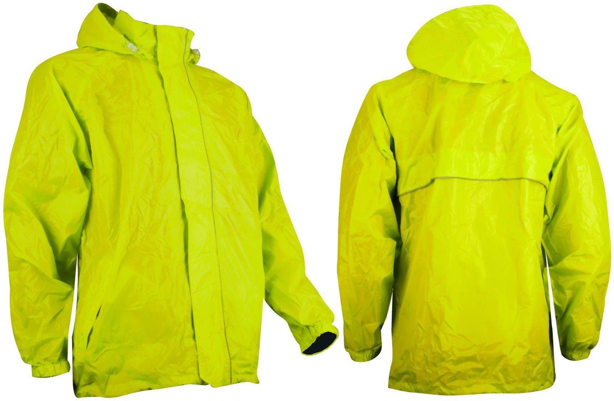Ralka Regenjas - Volwassenen - Unisex - Geel