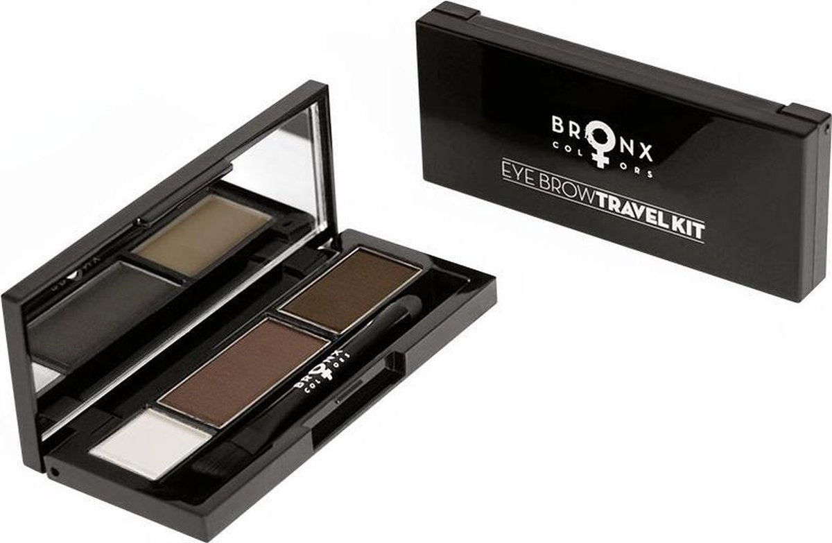 Bronx Colors EBTK04 Eyebrow Travel Kit Ash Brown (1 x 3.2 g)