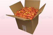 Echte rozenblaadjes - Kleur Donker Oranje -  8 liter doos - 100% natuurlijk